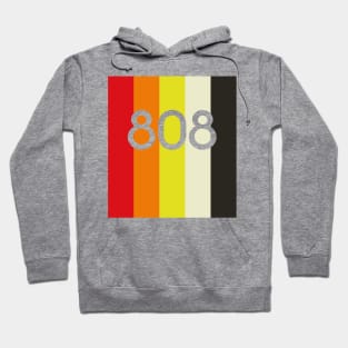 TR-808 STRIPES & FONT #1 Hoodie